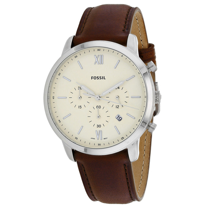Fossil Men's Neutra Cream Dial Watch - FS5380