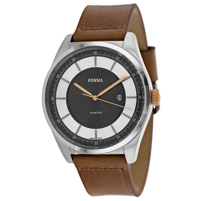 Fossil Men's Mathis Grey Dial Watch - FS5421