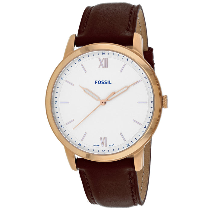 Fossil Men's The Minimalist White Dial Watch - FS5463
