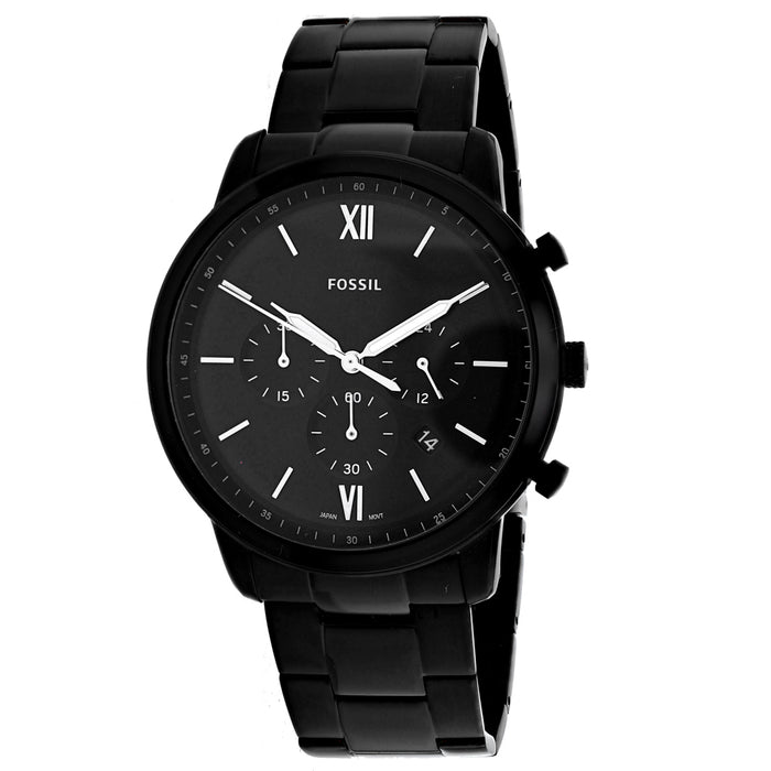 Fossil Men's Nuetra Chronograph Black Dial Watch - FS5474