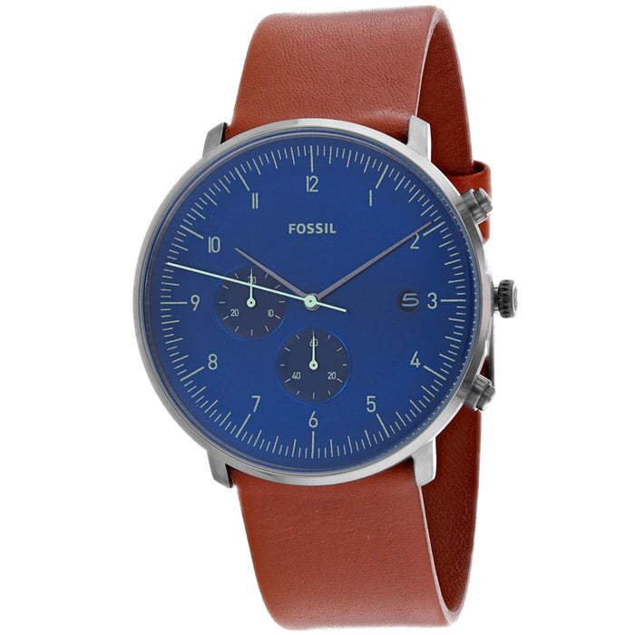 Fossil Men's Chase Timer Blue Dial Watch - FS5486