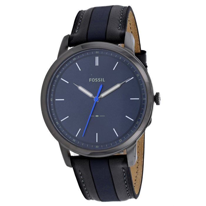 Fossil Men's Minimalist Blue Dial Watch - FS5555