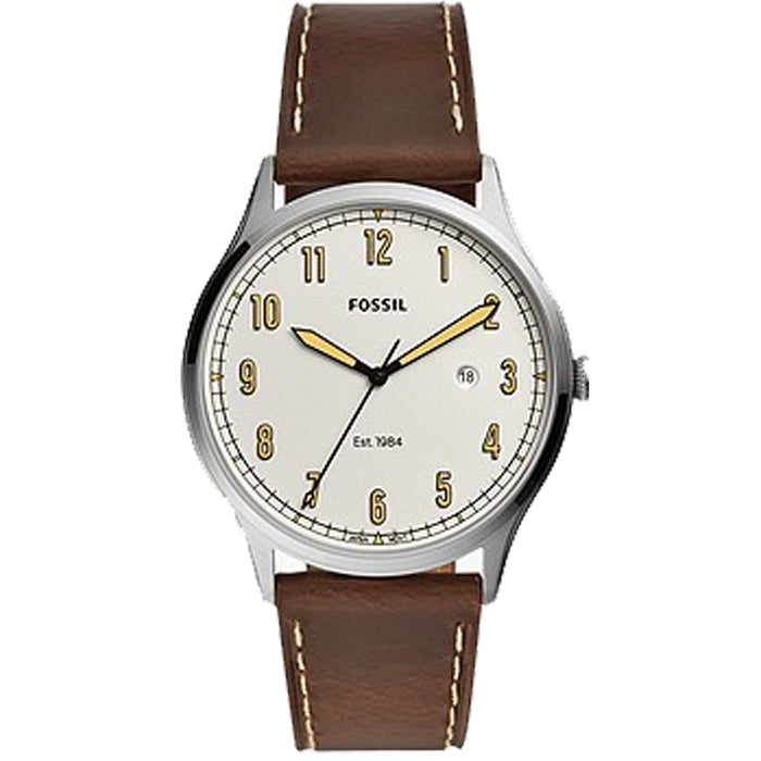 Fossil Men's Forrester Cream Dial Watch - FS5589