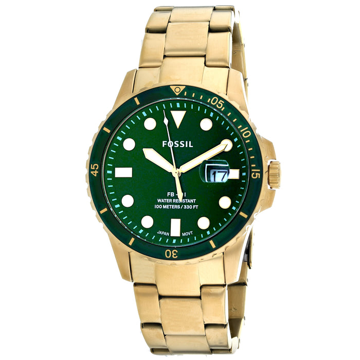Fossil Men's FB-03 Green Dial Watch - FS5658
