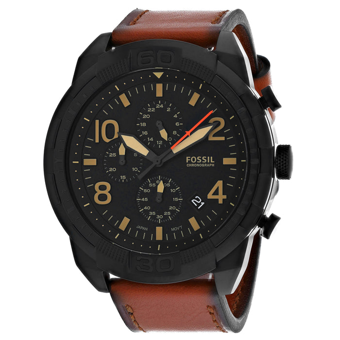 Fossil Men's Bronson Black Dial Watch - FS5714