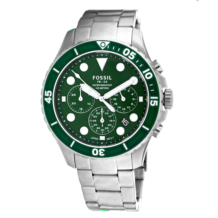 Fossil Men's Classic Green Dial Watch - FS5726
