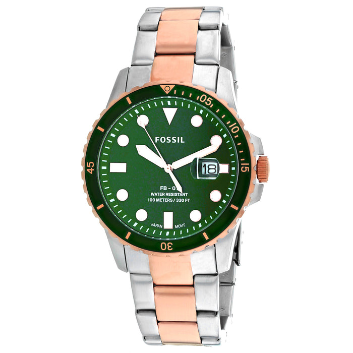 Fossil Men's FB-01 Green Dial Watch - FS5743
