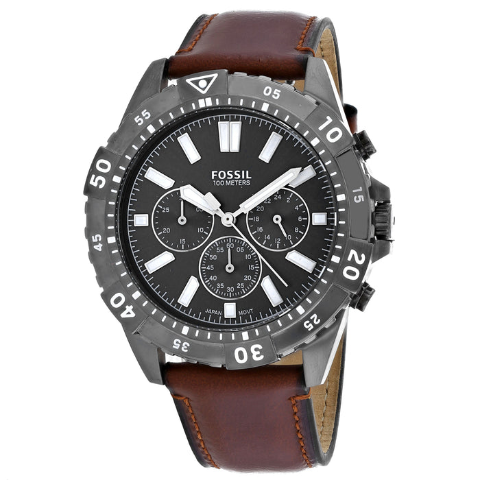 Fossil Men's Garrett Black Dial Watch - FS5770