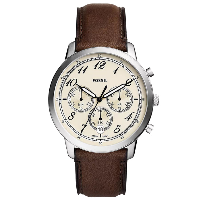 Fossil Men's Neutra Cream Dial Watch - FS6022