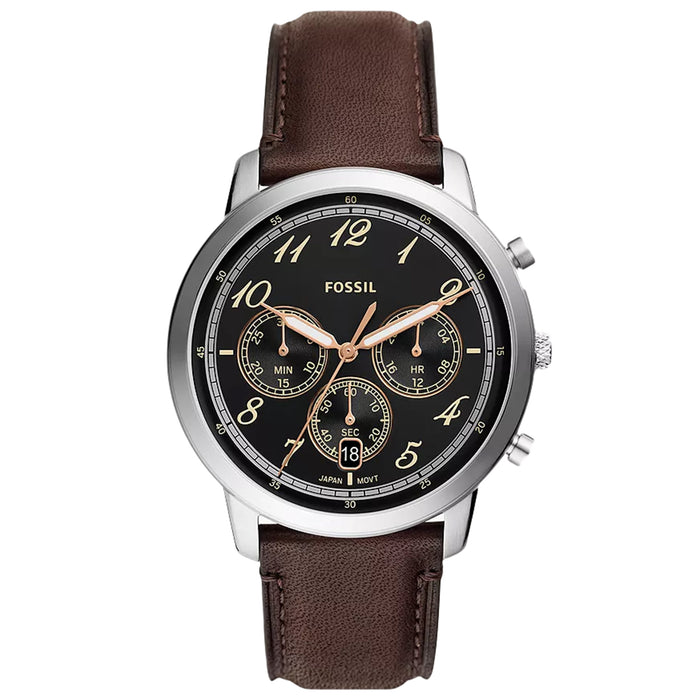 Fossil Men's Neutra Black Dial Watch - FS6024