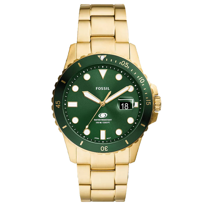 Fossil Men's Dive Green Dial Watch - FS6030