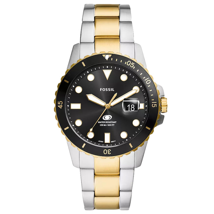Fossil Men's Dive Black Dial Watch - FS6031
