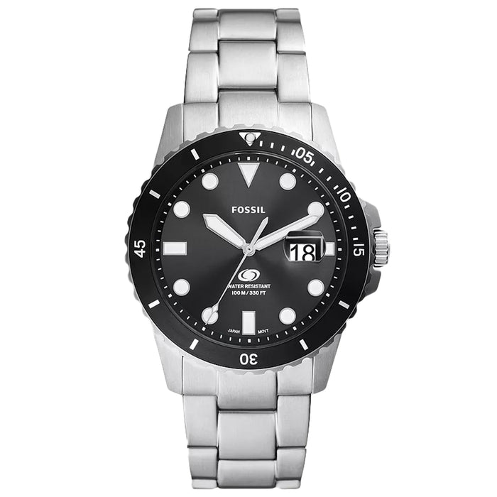 Fossil Men's Dive Black Dial Watch - FS6032