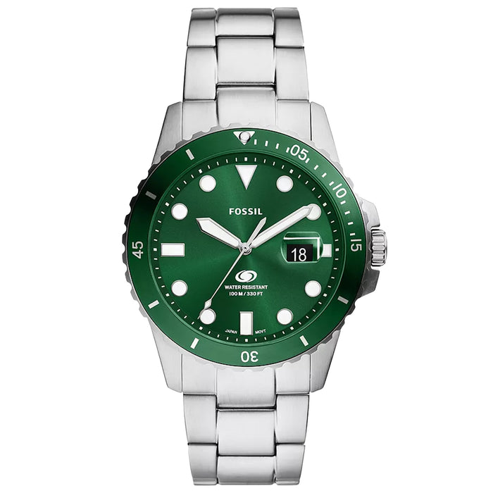Fossil Men's Dive Green Dial Watch - FS6033