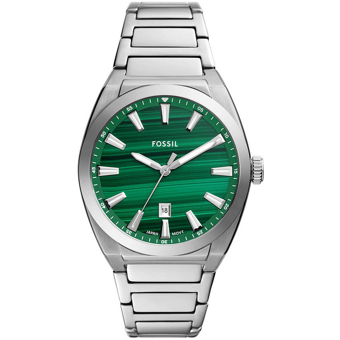 Fossil Men's Everett Green Dial Watch - FS6056