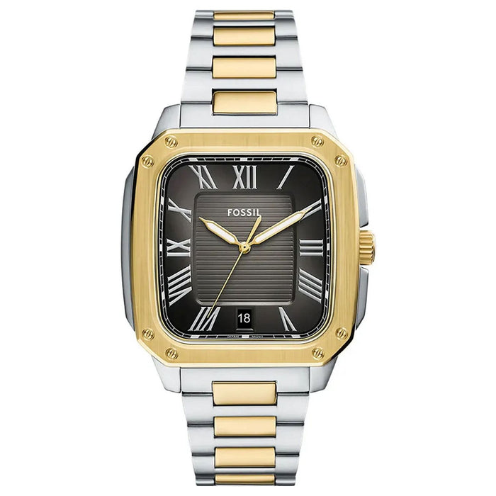 Fossil Men's Crosby Black Dial Watch - FS6123