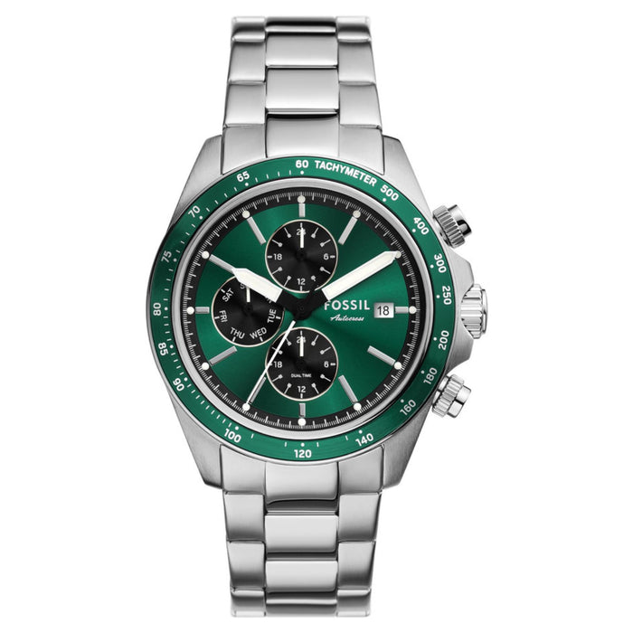 Fossil Men's Autocross Green Dial Watch - FS6127