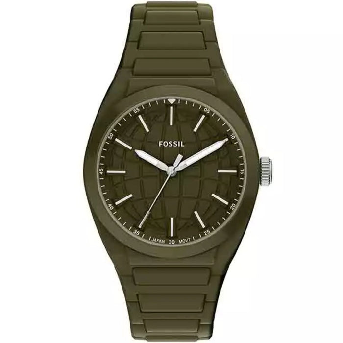 Fossil Men's Everett Green Dial Watch - FS6178