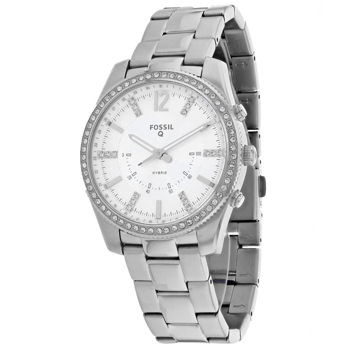 Fossil Women's Hybrid Smartwatch Q Scarlette Silver Watch - FTW5015