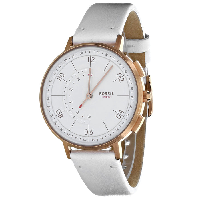 Fossil Women's Cameron Hybrid Smartwatch White Watch - FTW5048