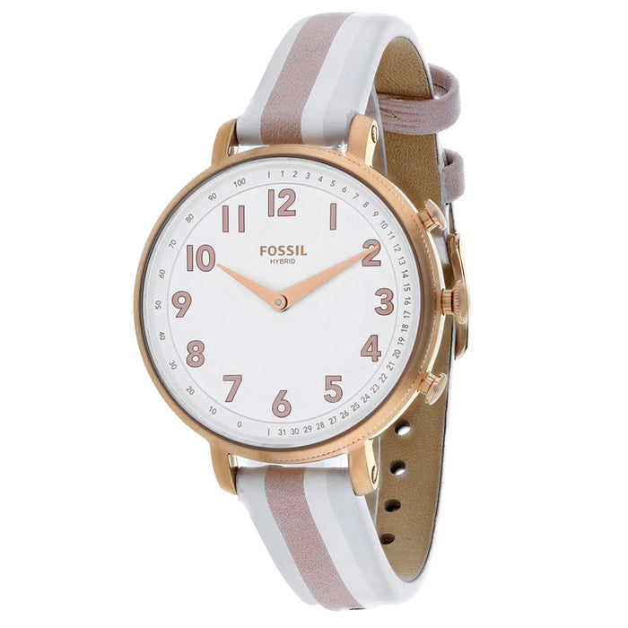 Fossil Women's Cameron Hybrid Smartwatch White Watch - FTW5049