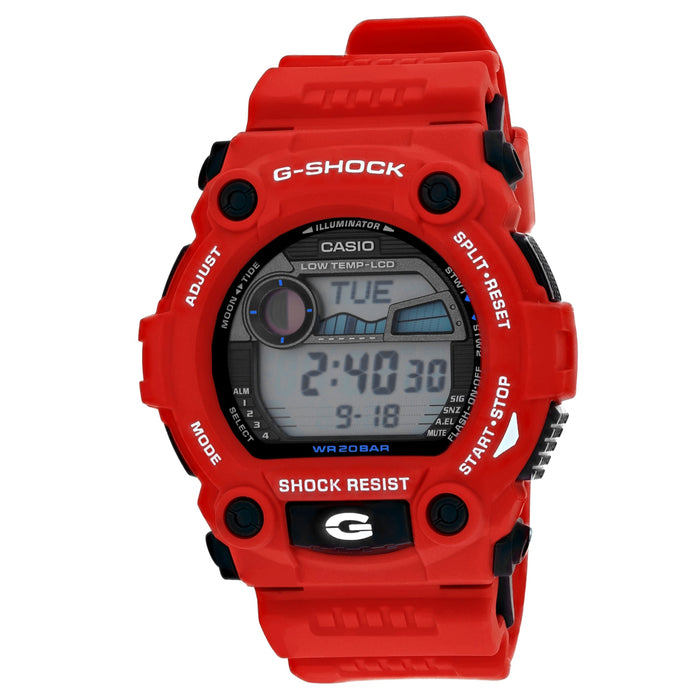 Casio Men's Rescue Red Dial Watch - G7900A-4