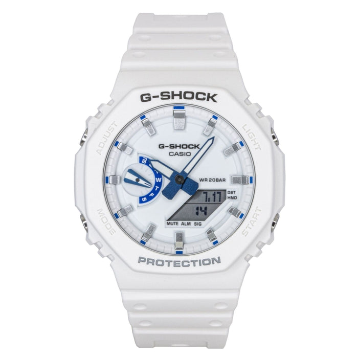 Casio Men's CasiOak White Dial Watch - GA-2100HDS-7ACR
