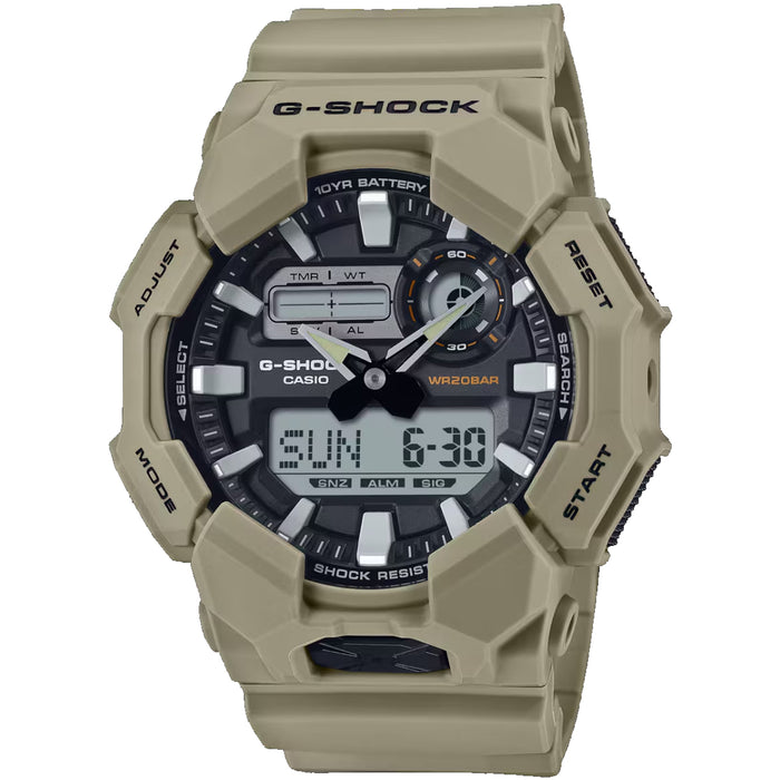 Casio Men's G-Shock GA-010 Series Black Dial Watch - GA010-5A
