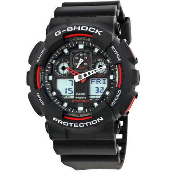 Casio Men's Classic Black Dial Watch - GA100-1A4