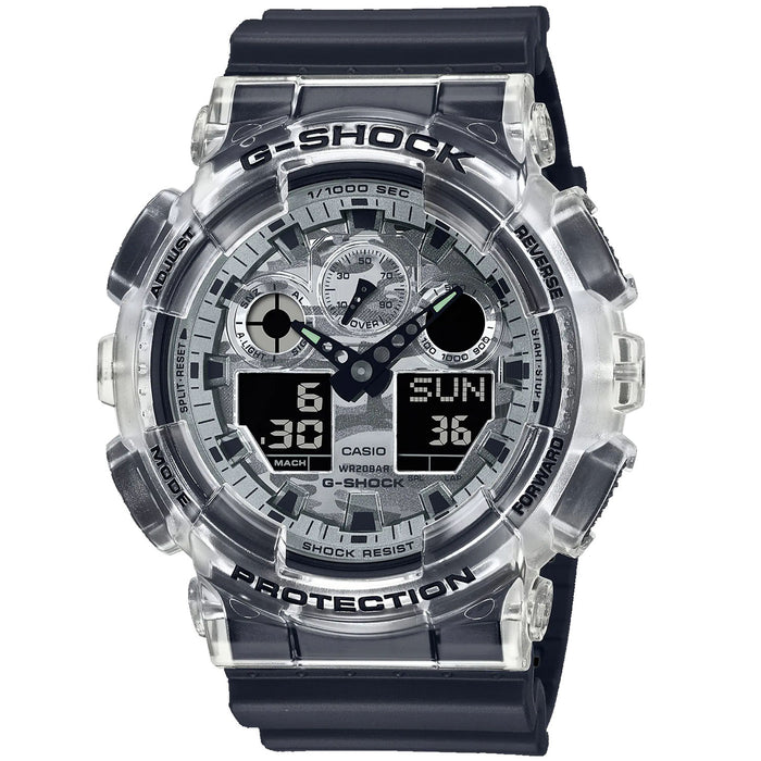 Casio Men's G-Shock Black Dial Watch - GA100SKC-1A