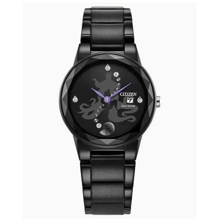 Citizen Women's Disney Villains Black Dial Watch - GA1075-68W
