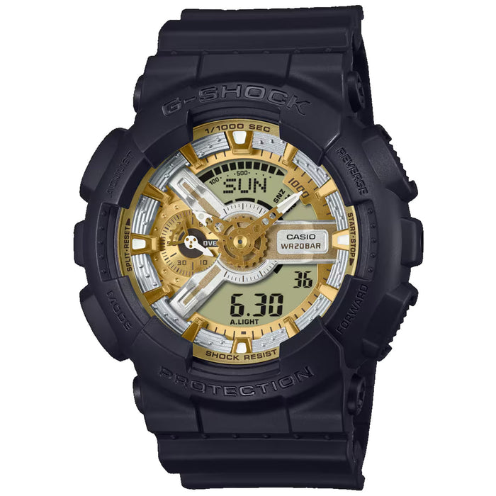 Casio Men's G-Shock 110 Series Gold Dial Watch - GA110CD-1A9