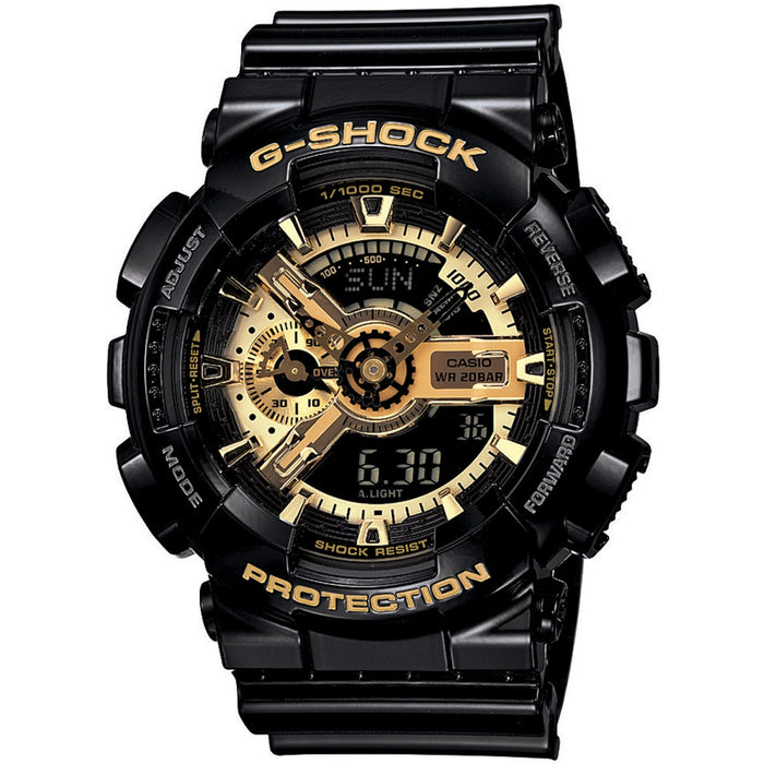 Casio Men's G-Shock GA-110 Series Black Dial Watch - GA110GB-1A