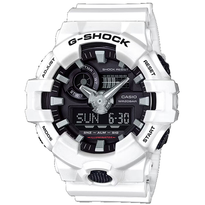 Casio Men's G-Shock GA-700 Series Black Dial Watch - GA700-7A