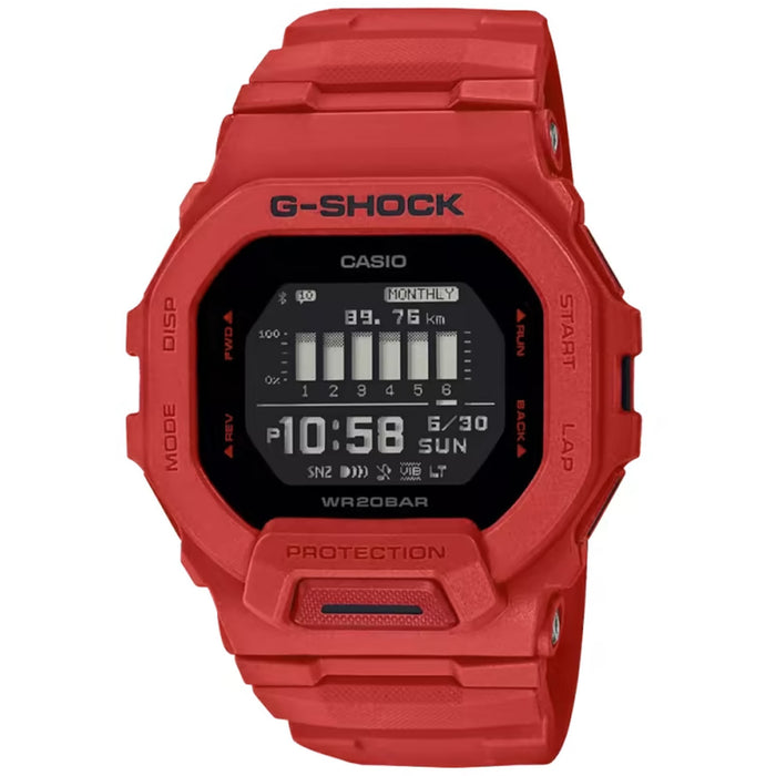 Casio Men's G-Shock Black Dial Watch - GBD200RD-4