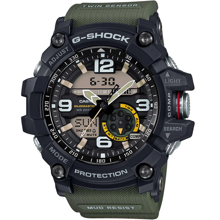 Casio Men's Master of G-Land G-Shock Mudmaster Black Dial Watch - GG1000-1A3