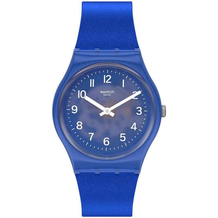 Swatch Women's Blurry Blue Blue Dial Watch - GL124