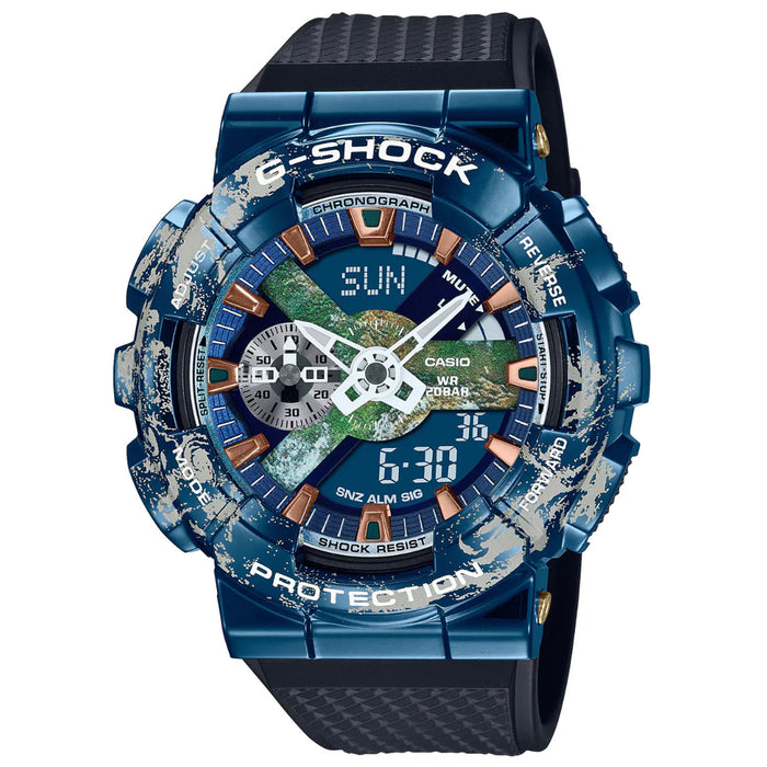 Casio Men's G-Shock G-Steel 110 Series Multicolor Dial Watch - GM110EARTH-1