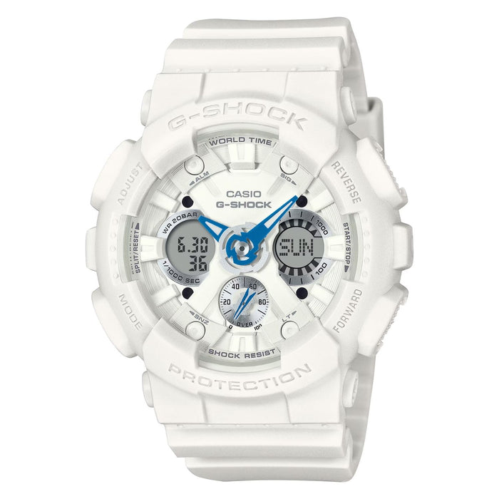 Casio Women's Classic White Dial Watch - GMA-S120SA-7A2