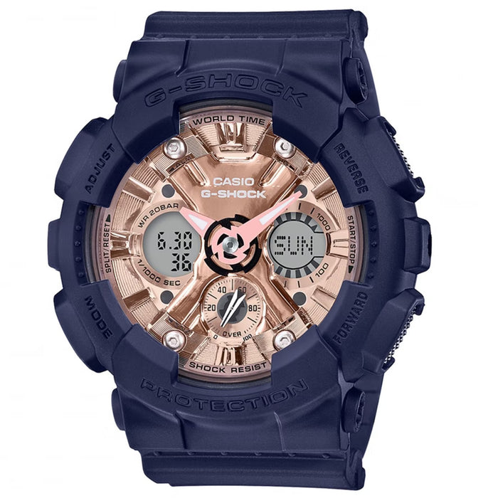 Casio Men's G-Shock Rose gold Dial Watch - GMAS-120MF-2A2