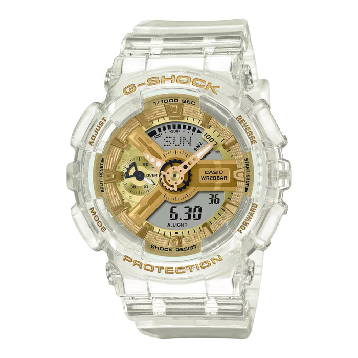 Casio Women's G-Shock Gold Dial Watch - GMAS110SG-7A