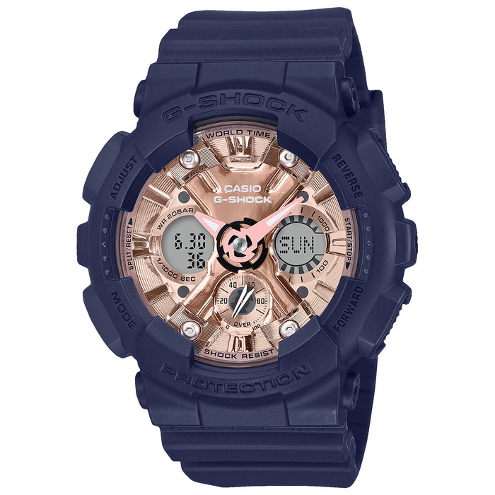 Casio Women's G-Shock Rose gold Dial Watch - GMAS120MF2A2