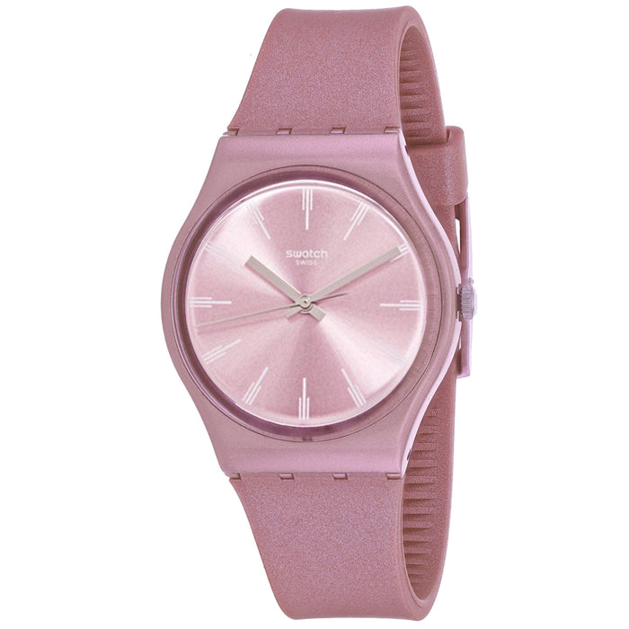 Swatch Women's Classic Pink Dial Watch - GP161