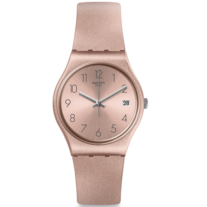 Swatch Women's Refresh Pink Dial Watch - GP403