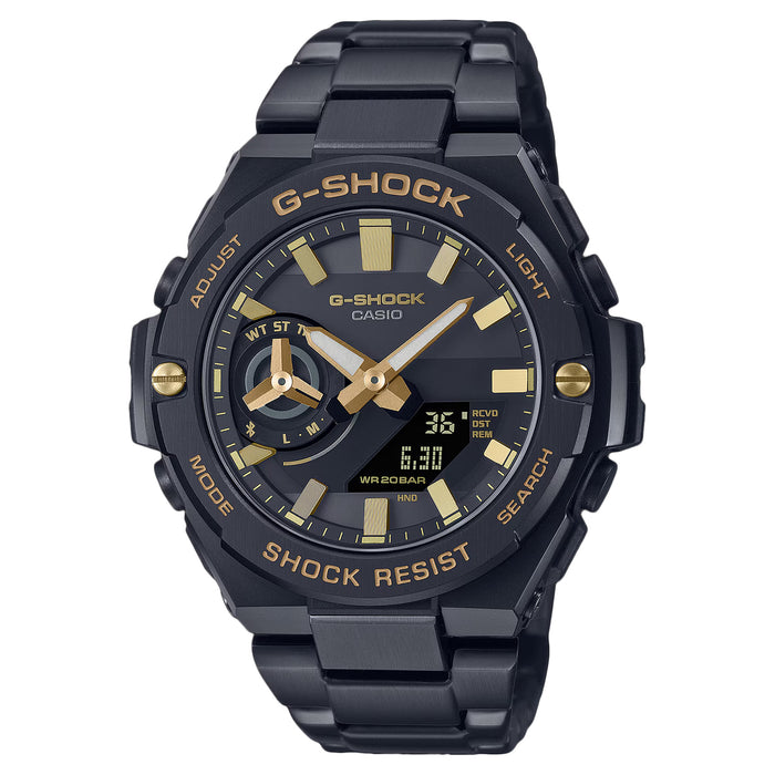 Casio Men's G-Shock G-Steel GST-B500 Series Black Dial Watch - GSTB500BD-1A9