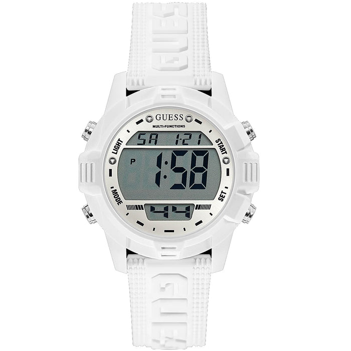Guess Men's Classic White Dial Watch - GW0015L1