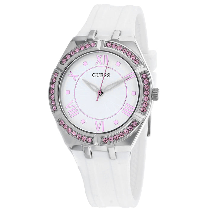 Guess Women's Classic White Dial Watch - GW0032L1