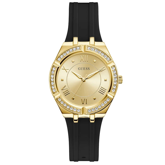 Guess Women's Classic Gold Dial Watch - GW0034L1