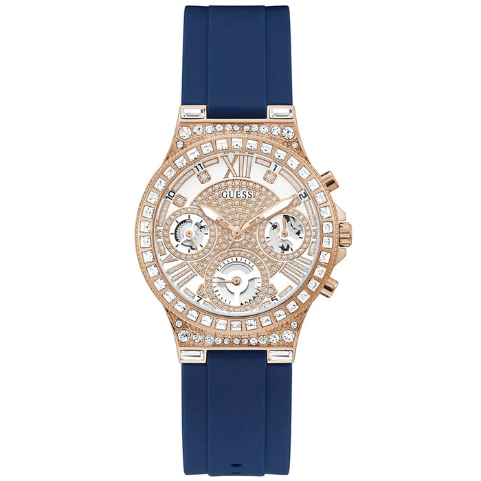 Guess Women's Moonlight White Dial Watch - GW0257L3