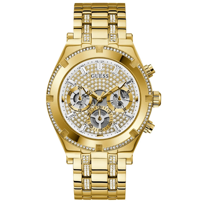 Guess Men's Classic Gold Dial Watch - GW0261G2